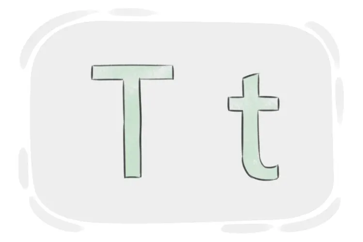 the letter t